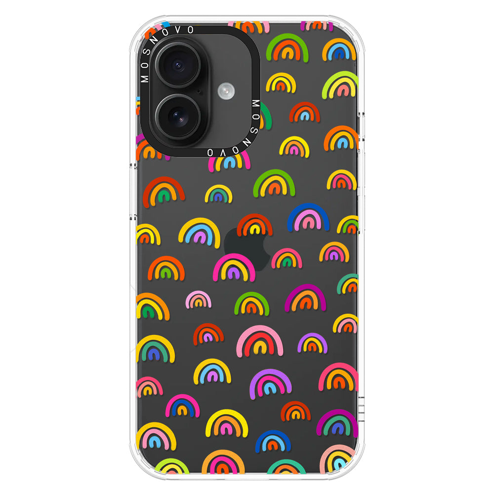 Cute Rainbow Phone Case - iPhone 16 Plus Case - MOSNOVO