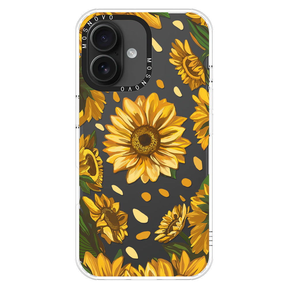 Sunflower Garden Phone Case - iPhone 16 Case - MOSNOVO