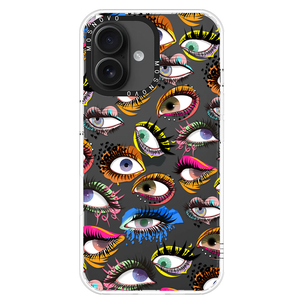 Eyes Phone Case - iPhone 16 Plus Case - MOSNOVO