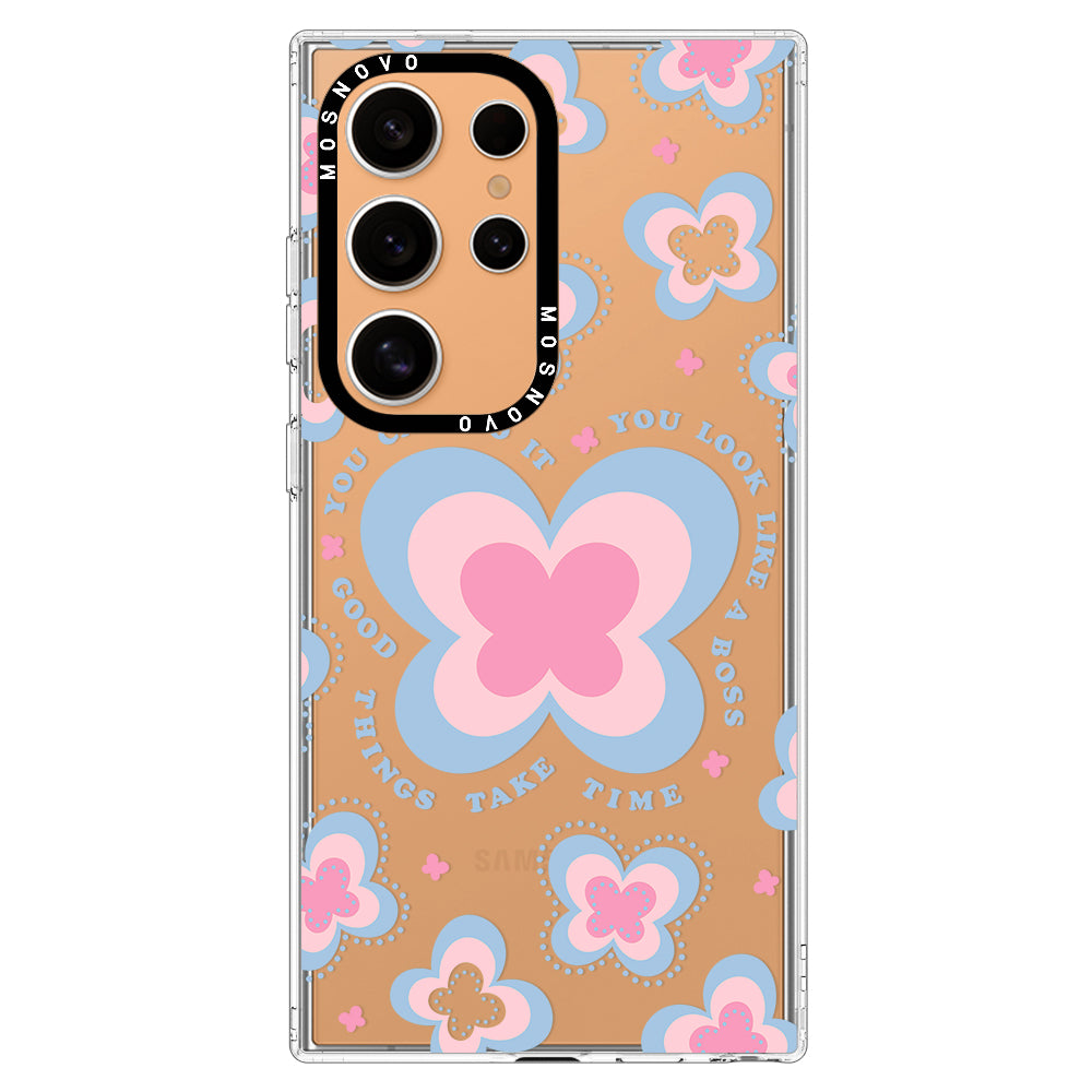 Blooming Butterflies Phone Case - Samsung Galaxy S24 Ultra Case