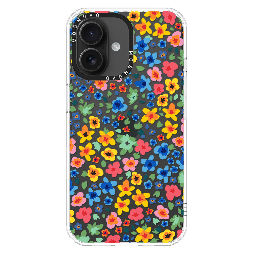 Lovely Floral Flower Phone Case - iPhone 16 Case - MOSNOVO