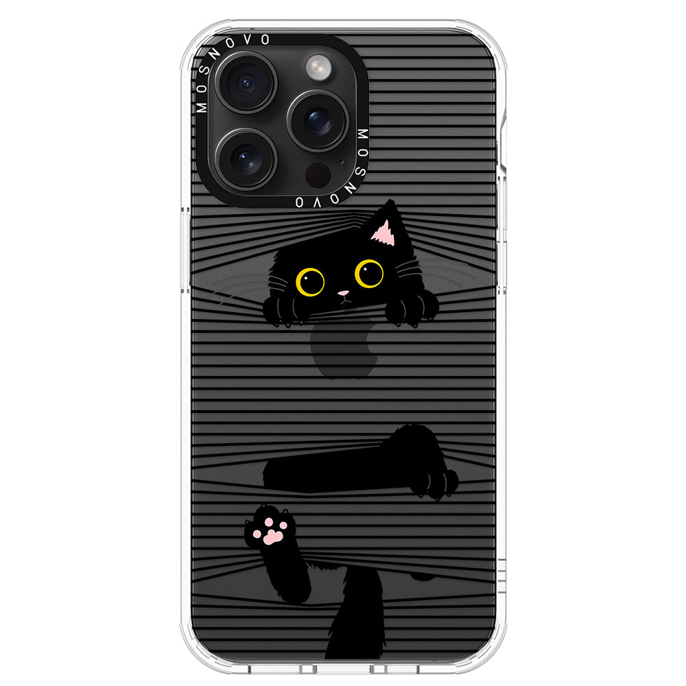 Hidden Black Cat Phone Case - iPhone 15 Pro Max Case