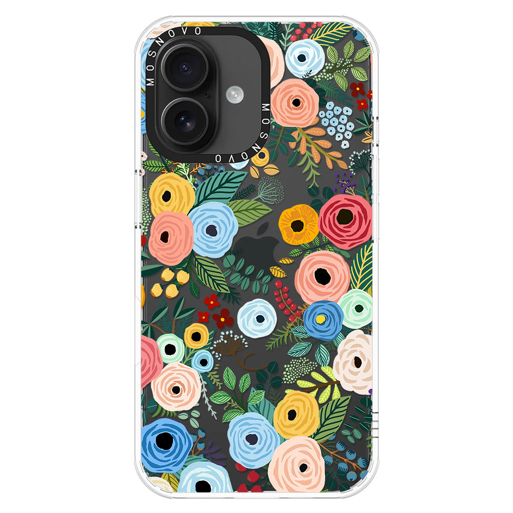 Pastel Perfection Flower Phone Case - iPhone 16 Case - MOSNOVO