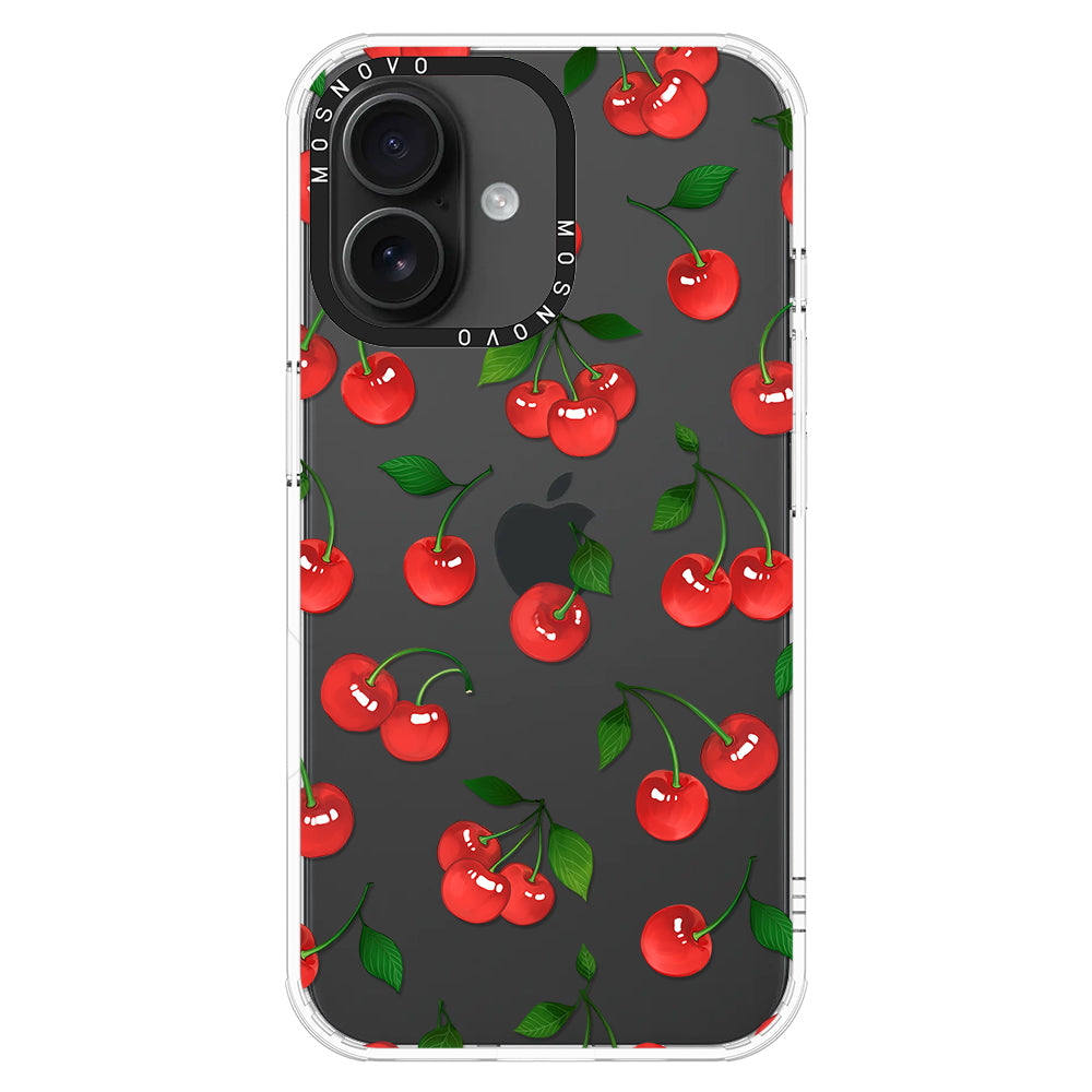 Poppy Cherry Phone Case - iPhone 16 Plus Case - MOSNOVO