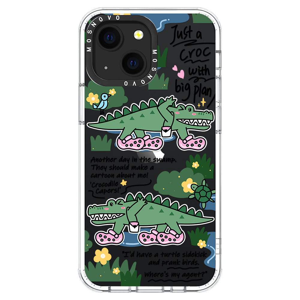 Croc with Big Plan Phone Case - iPhone 13 Mini Case