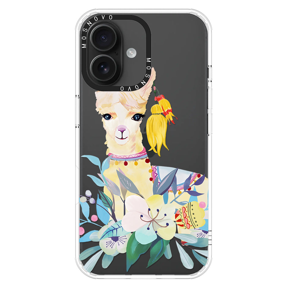 Boho Llama Phone Case - iPhone 16 Plus Case - MOSNOVO