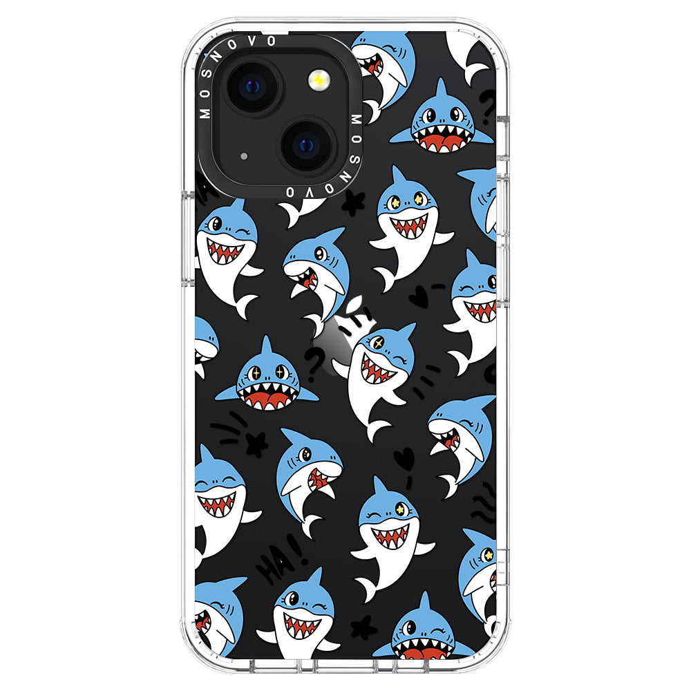 Cute Sharks Phone Case - iPhone 13 Case