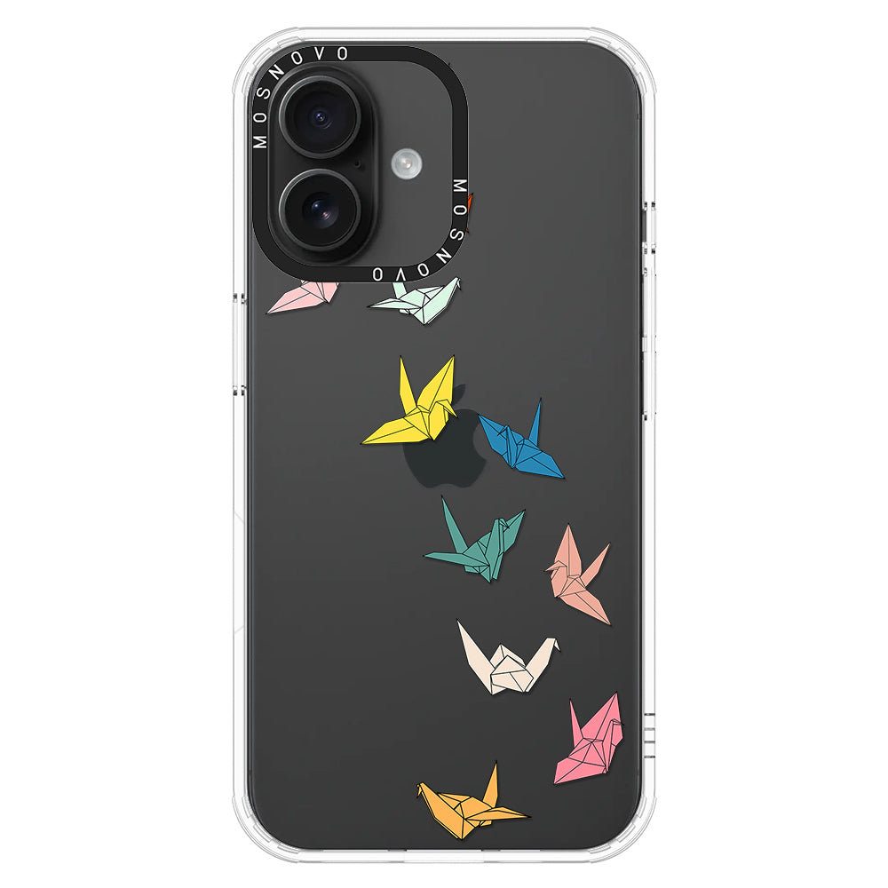 Paper Crane Phone Case - iPhone 16 Case - MOSNOVO