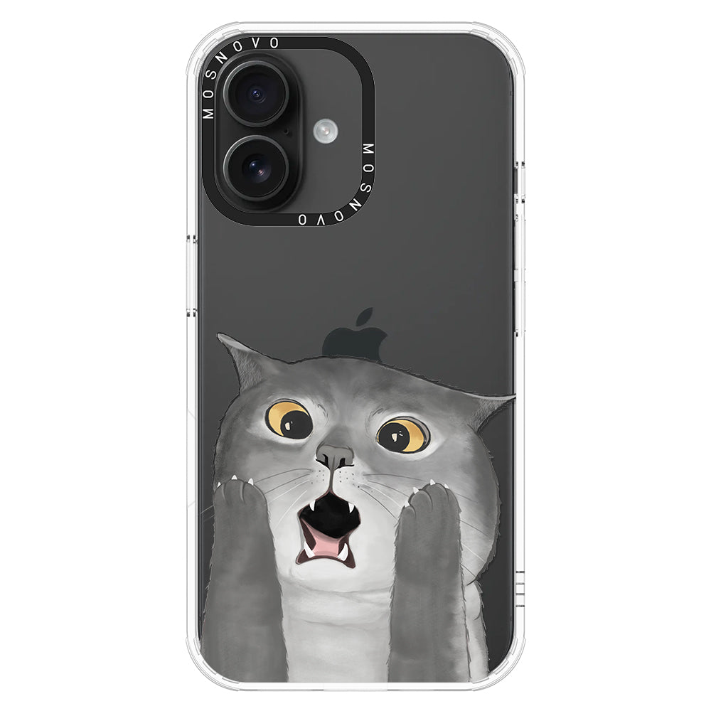 OMG Cat Phone Case - iPhone 16 Plus Case - MOSNOVO