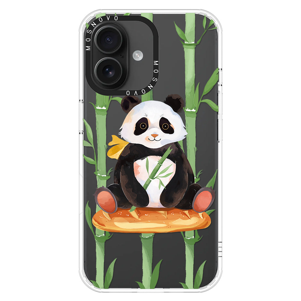 Bamboo Panda Phone Case - iPhone 16 Case - MOSNOVO