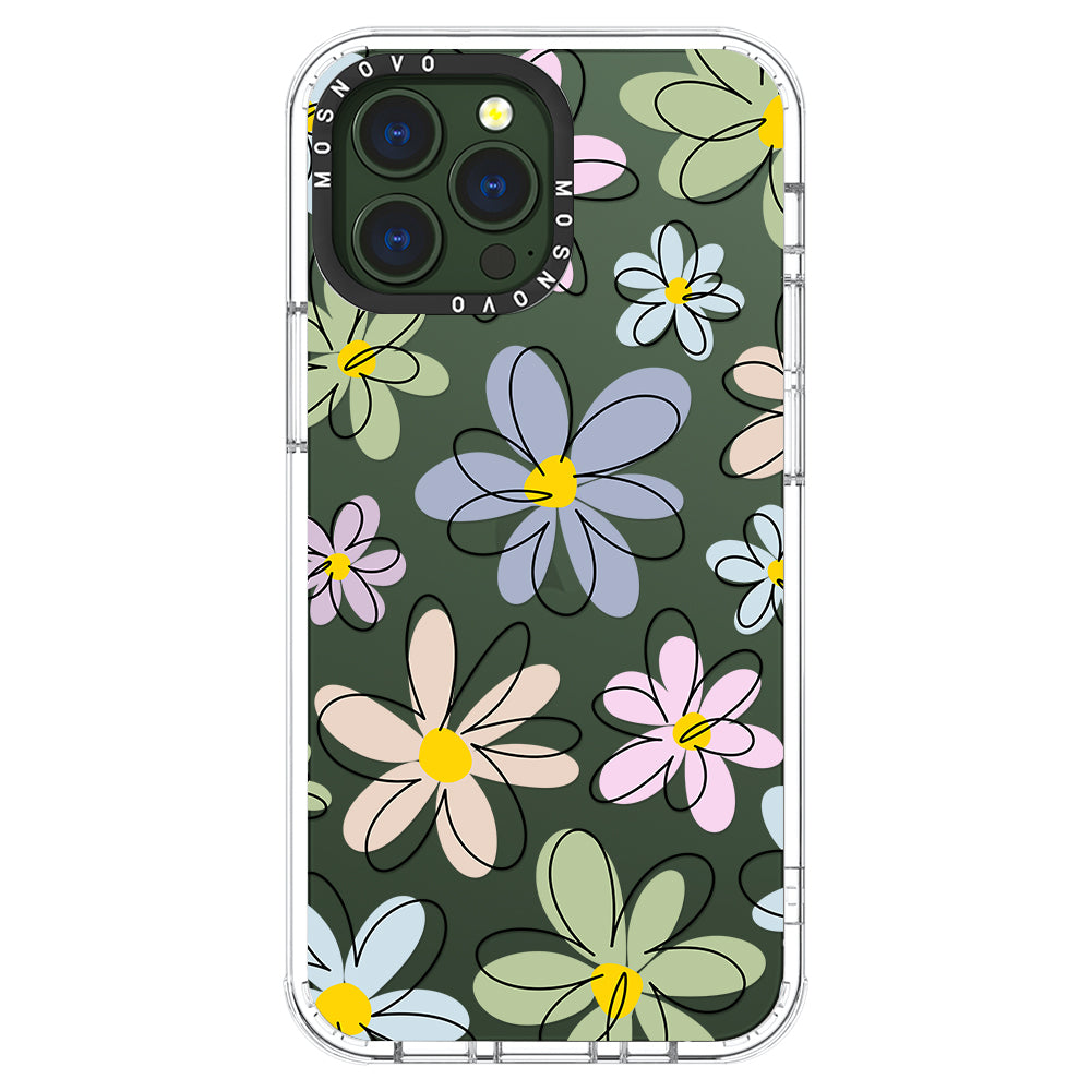 Linear Blooms Phone Case - iPhone 13 Pro Max Case