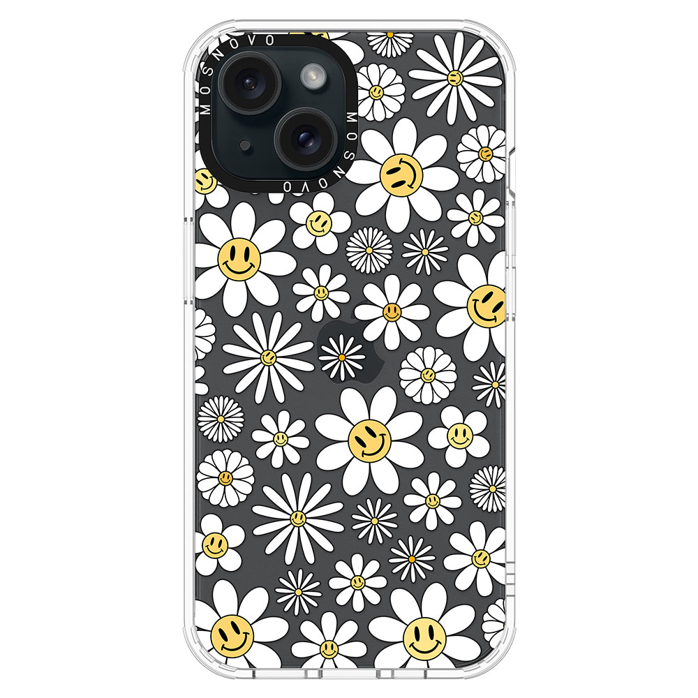 Happy Daisy Blooms Phone Case - iPhone 15 Plus Case