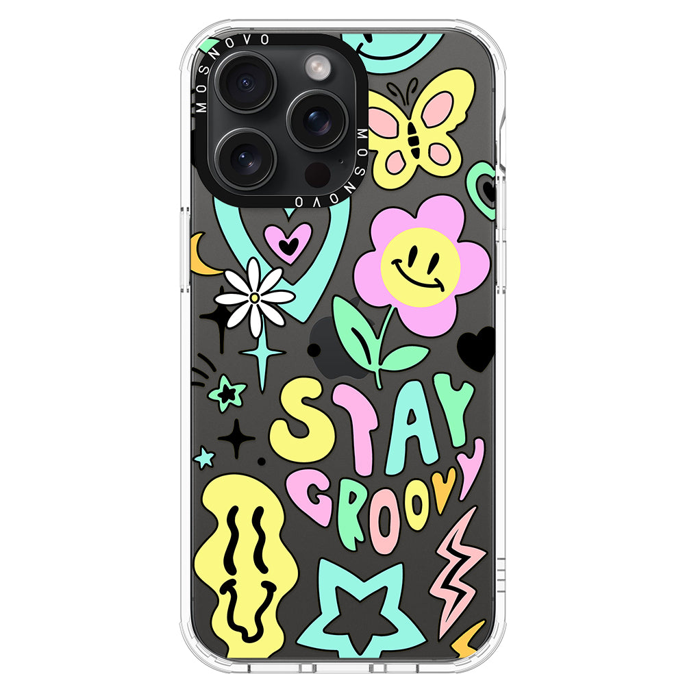 Stay Groovy Phone Case - iPhone 15 Pro Max Case