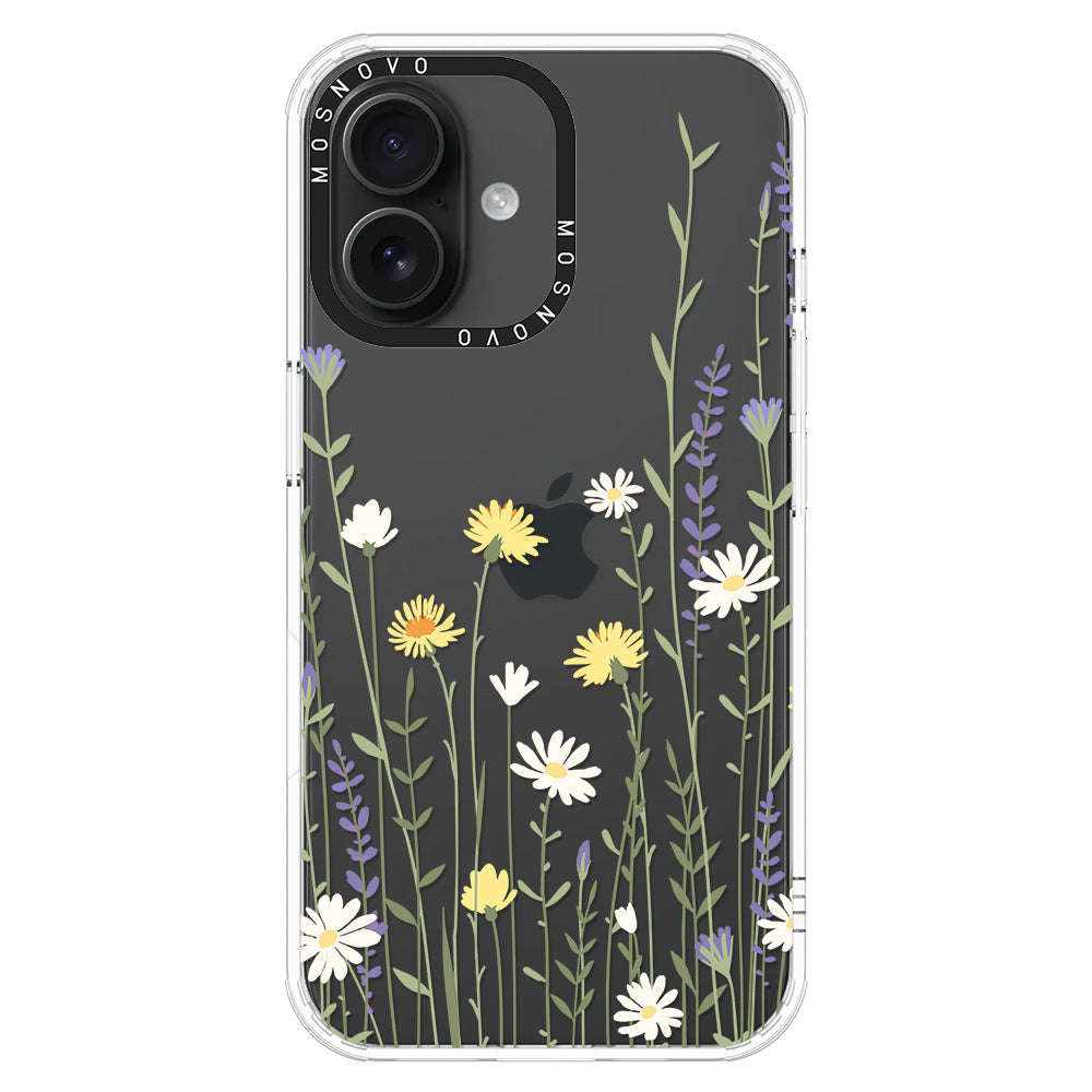 Wild Meadow Floral Phone Case - iPhone 16 Plus Case - MOSNOVO