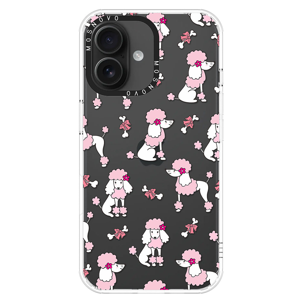 Cute Poodle Phone Case - iPhone 16 Case - MOSNOVO