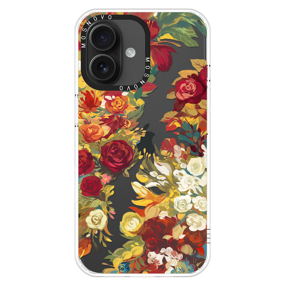 Vintage Flower Garden Phone Case - iPhone 16 Case - MOSNOVO