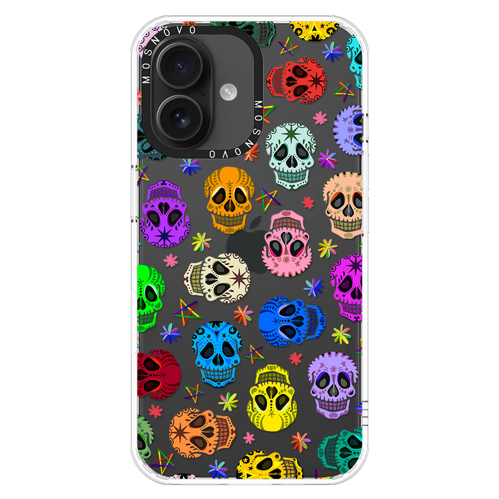 Skull Phone Case - iPhone 16 Case - MOSNOVO