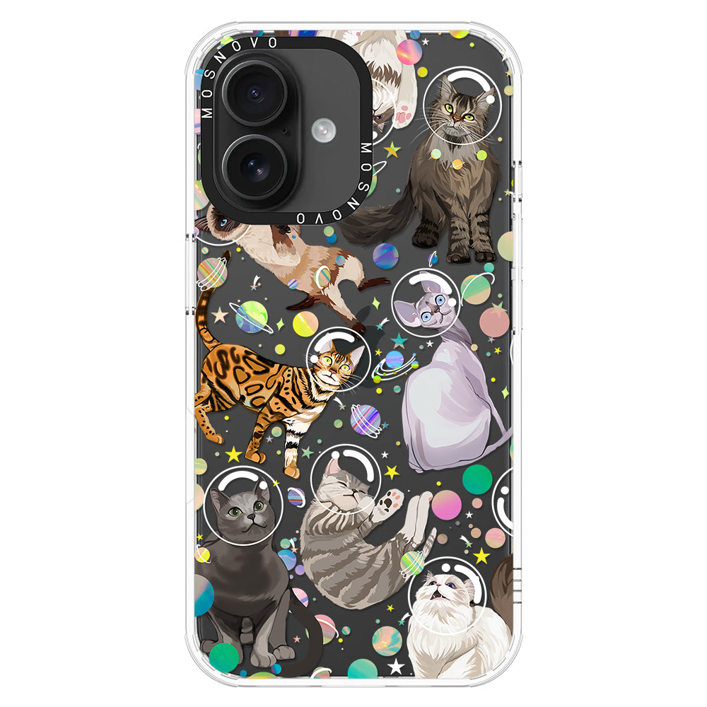 Space Cat Phone Case - iPhone 16 Case - MOSNOVO