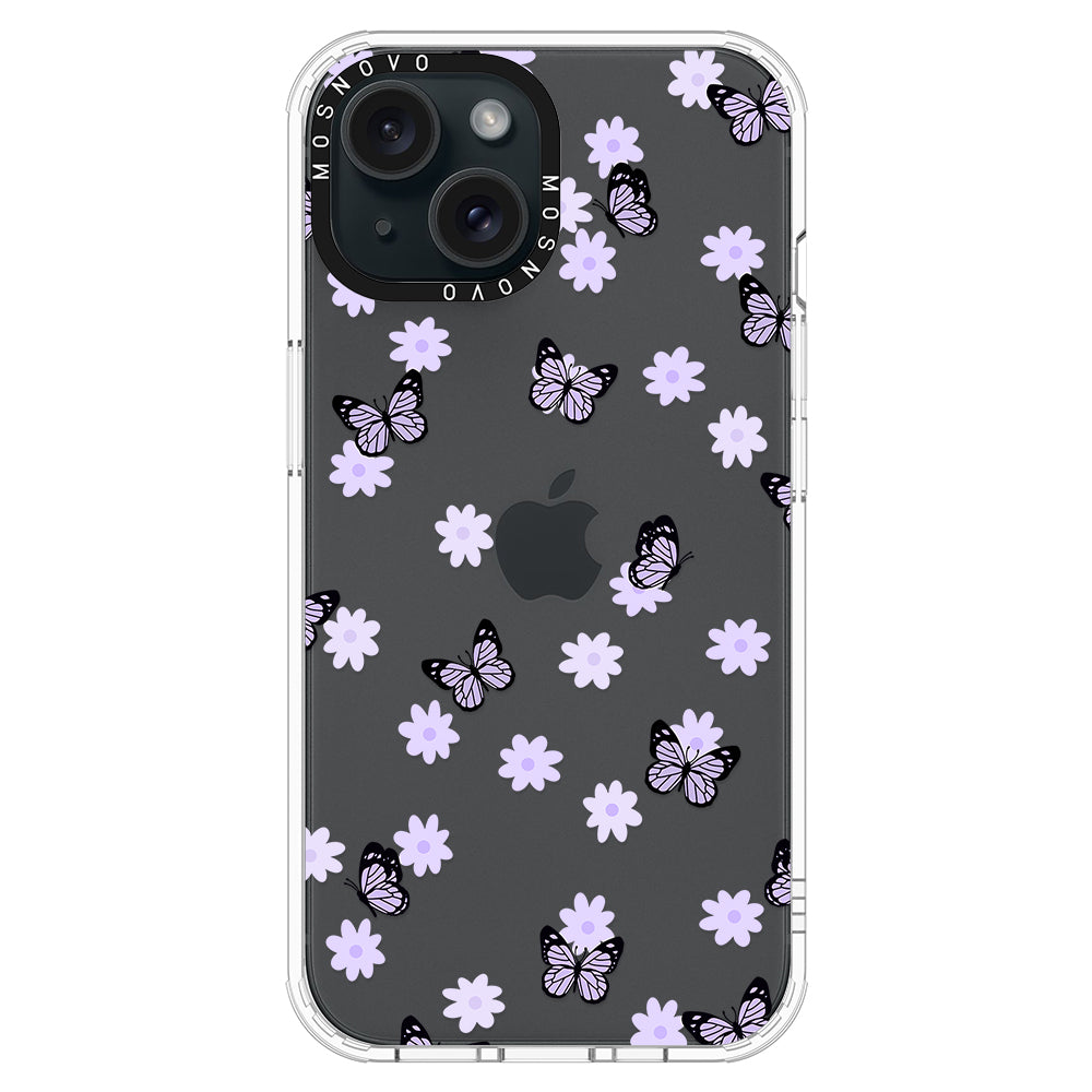 Lilac Butterfly Phone Case - iPhone 15 Case