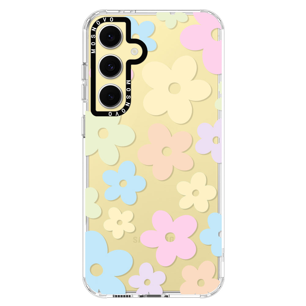 Pastel Flower Phone Case - Samsung Galaxy S24 FE Case - MOSNOVO