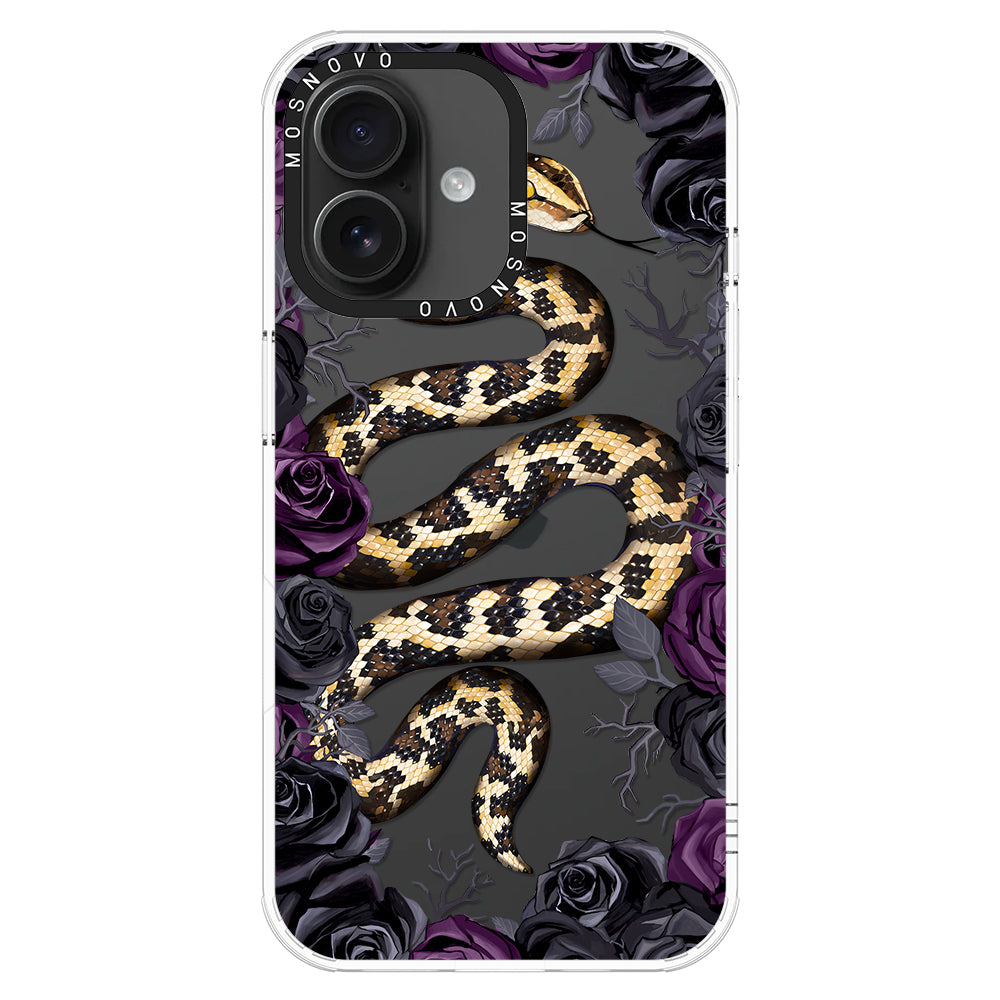 Secret Snake Garden Phone Case - iPhone 16 Plus Case - MOSNOVO