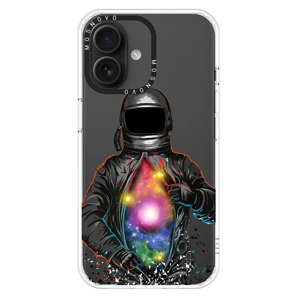 Mystery Astronaut Phone Case - iPhone 16 Plus Case - MOSNOVO