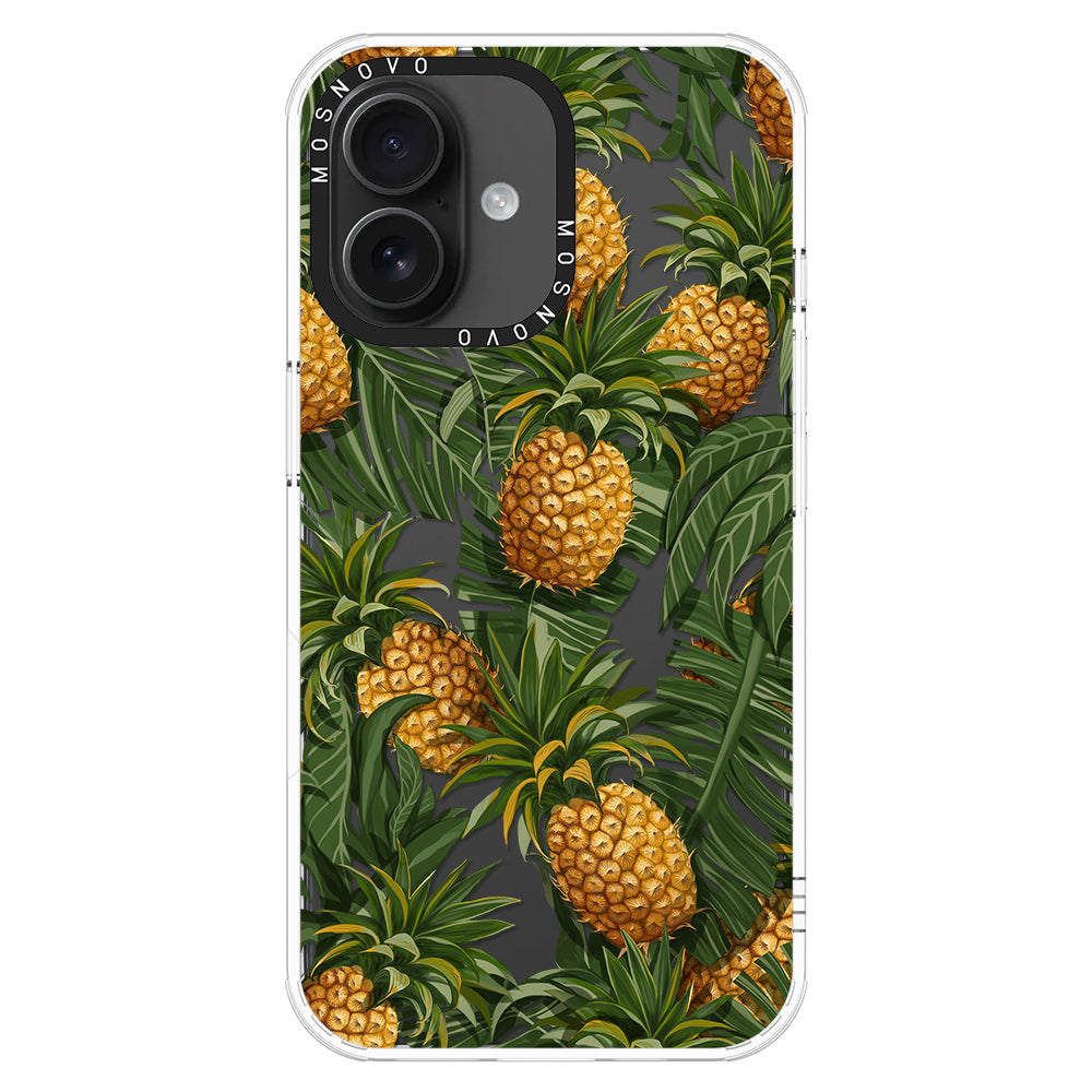 Pineapple Botany Phone Case - iPhone 16 Plus Case - MOSNOVO