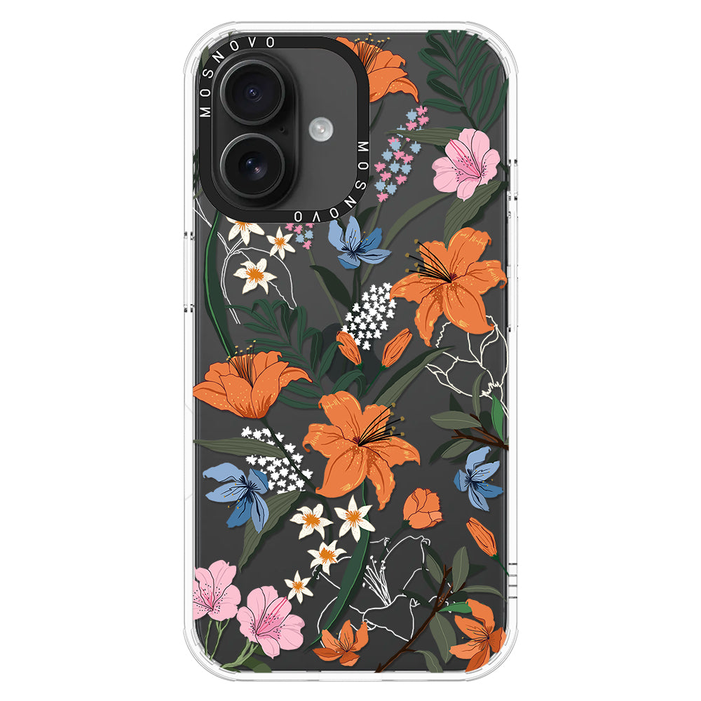 Lily Garden Phone Case - iPhone 16 Case - MOSNOVO