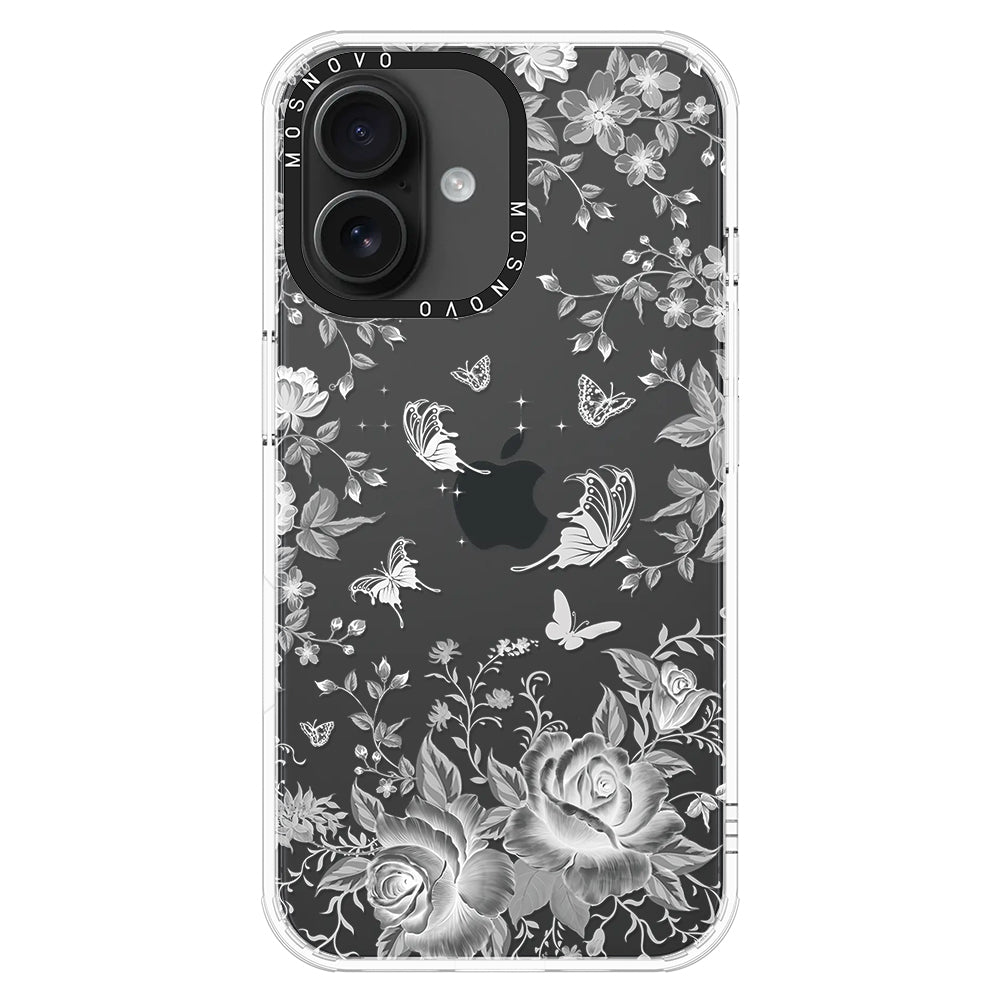 Fairy White Garden Phone Case - iPhone 16 Plus Case - MOSNOVO