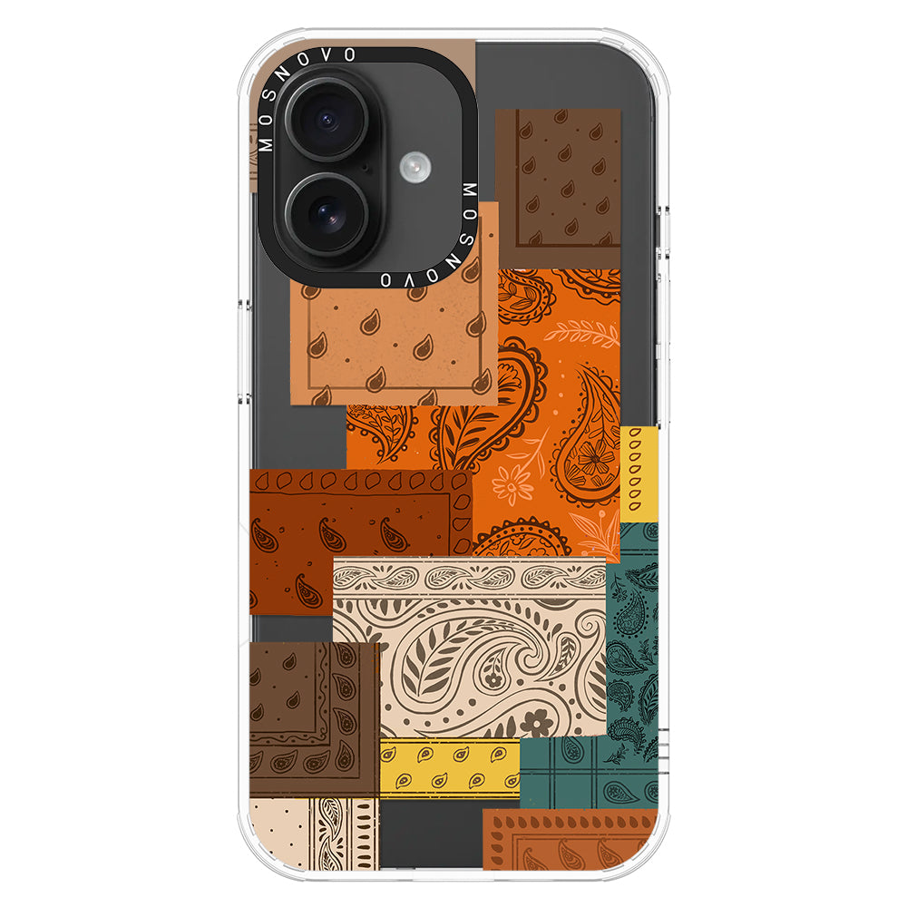 Vintage Paisley Phone Case - iPhone 16 Plus Case - MOSNOVO