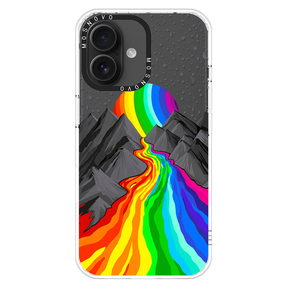 Rainbow Landscape Phone Case - iPhone 16 Case - MOSNOVO