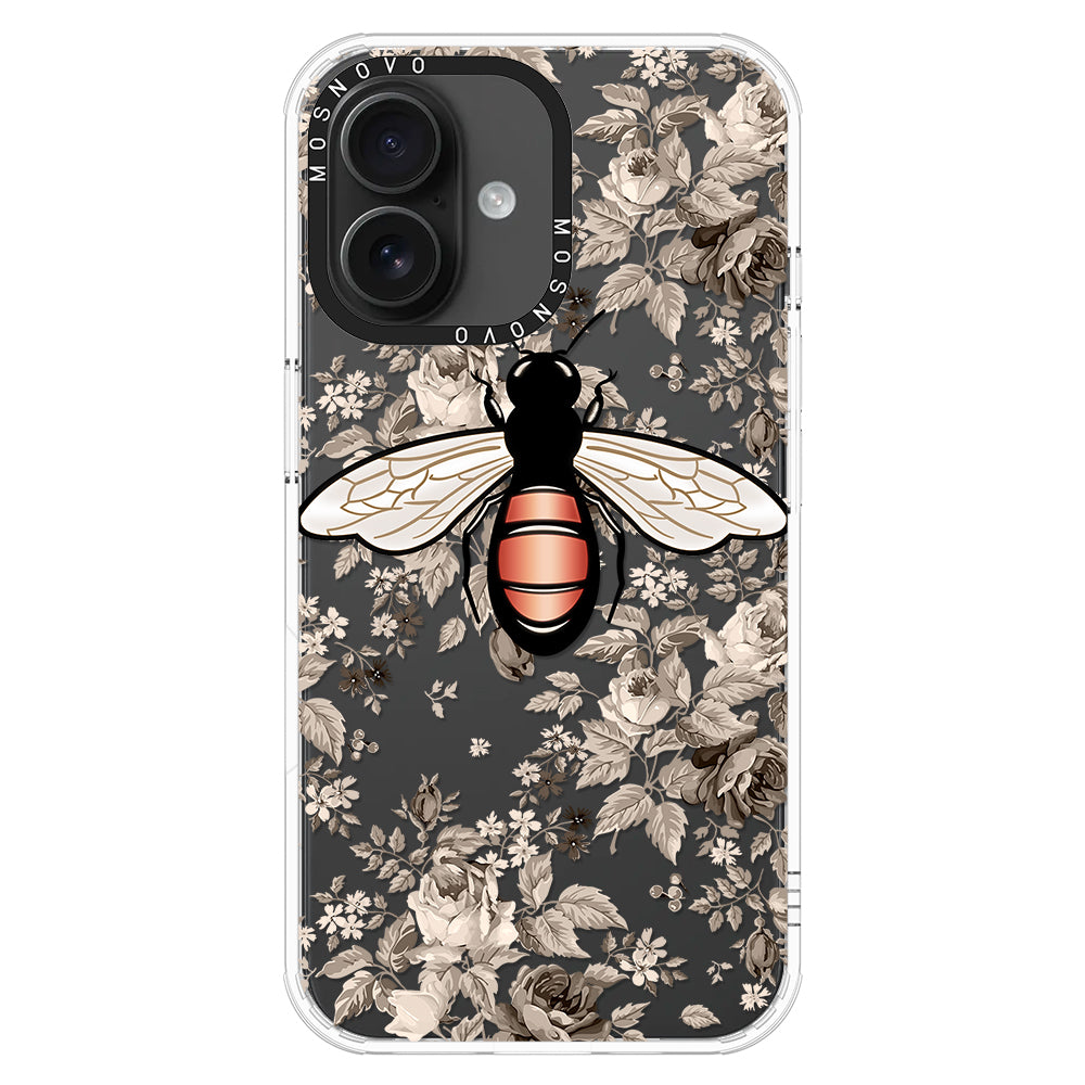 Vintage Bee Phone Case - iPhone 16 Case - MOSNOVO