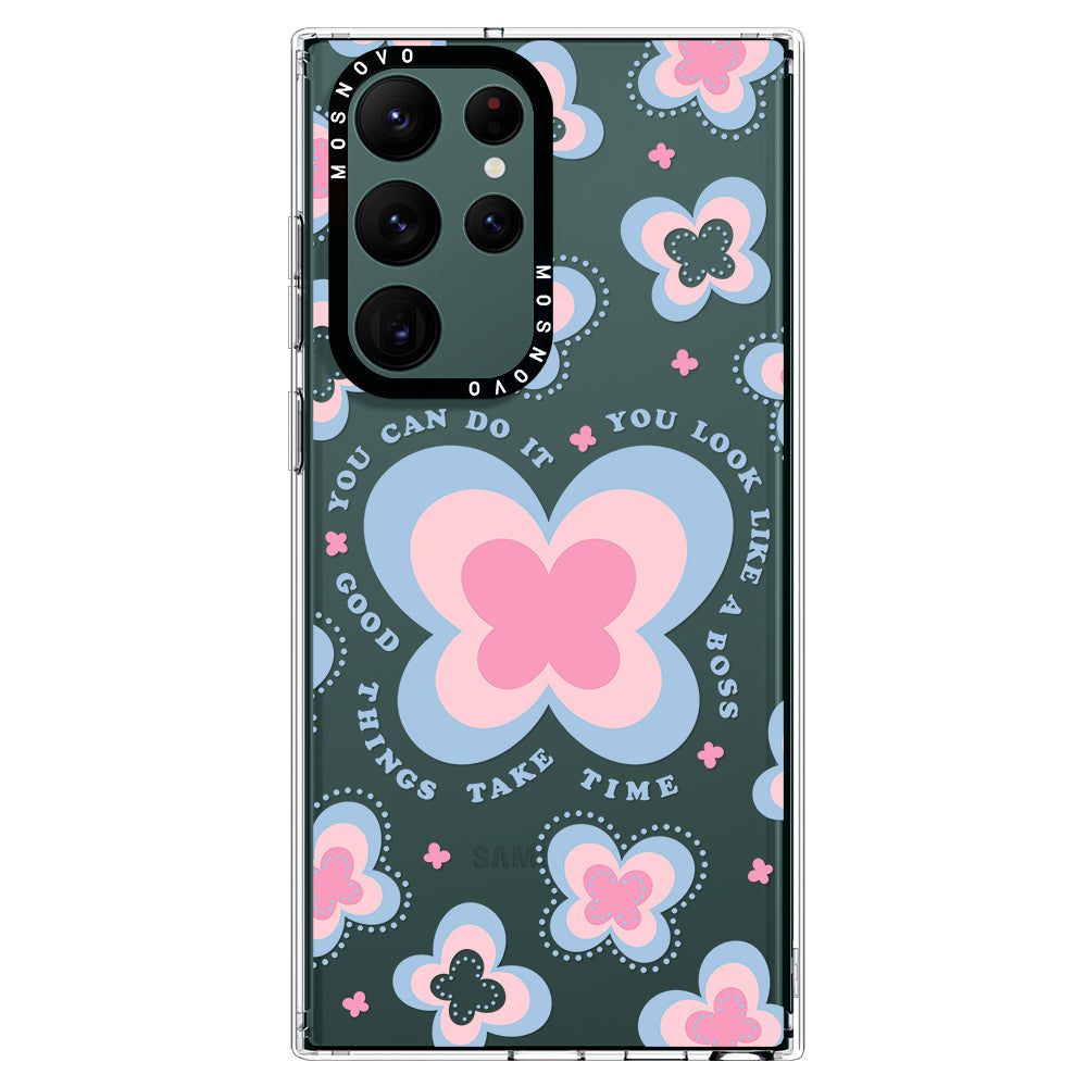 Blooming Butterflies Phone Case - Samsung Galaxy S22 Ultra Case