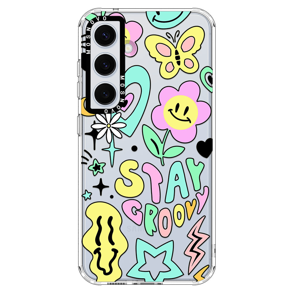 Stay Groovy Phone Case - Samsung Galaxy S24 Plus Case