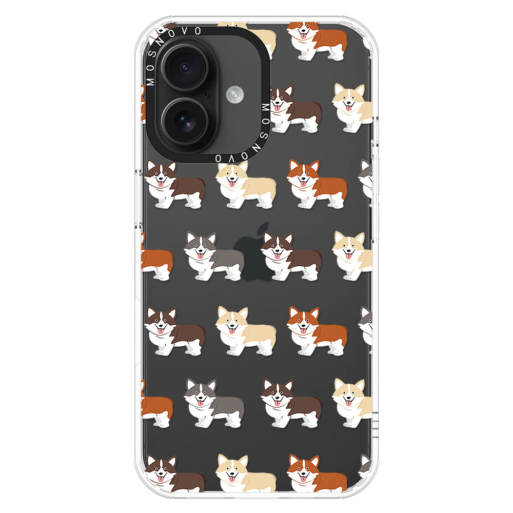 Cute Corgi Phone Case - iPhone 16 Case - MOSNOVO