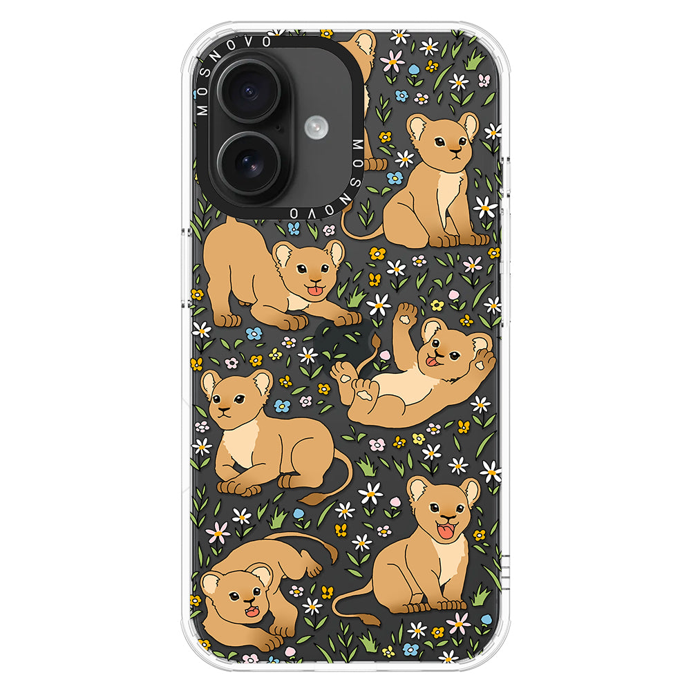 Cute Lion Phone Case - iPhone 16 Plus Case - MOSNOVO