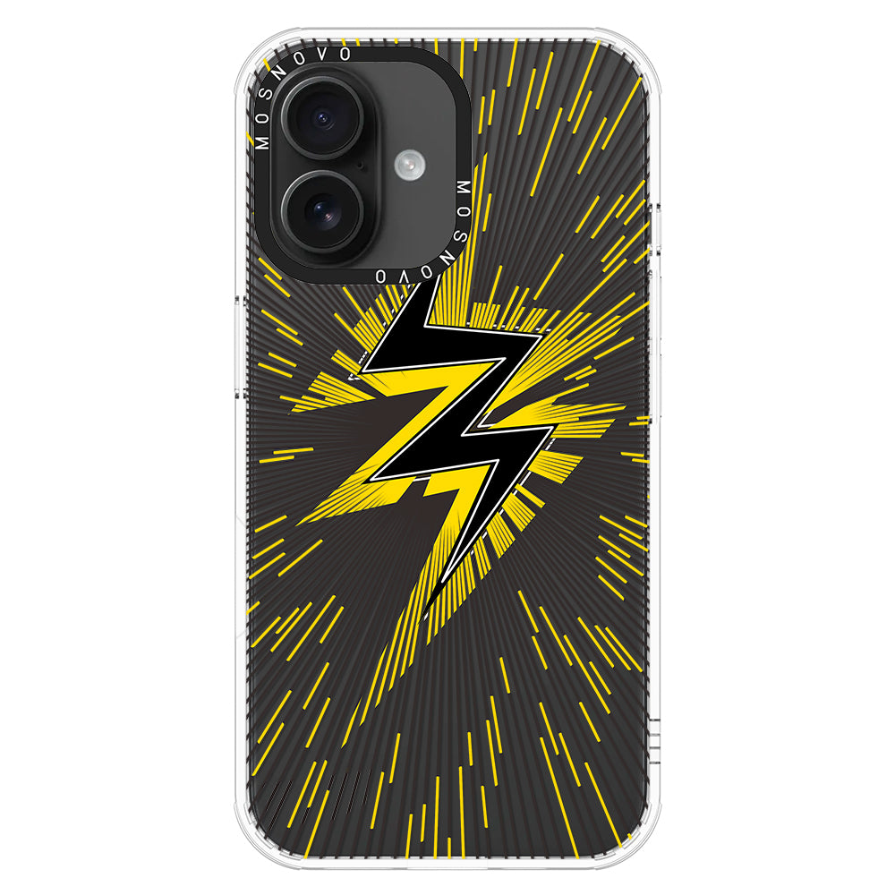 Lightning Bolt Phone Case - iPhone 16 Plus Case - MOSNOVO