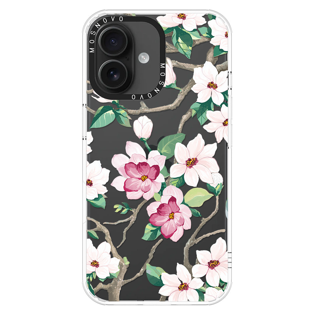 Magnolia Phone Case - iPhone 16 Plus Case - MOSNOVO