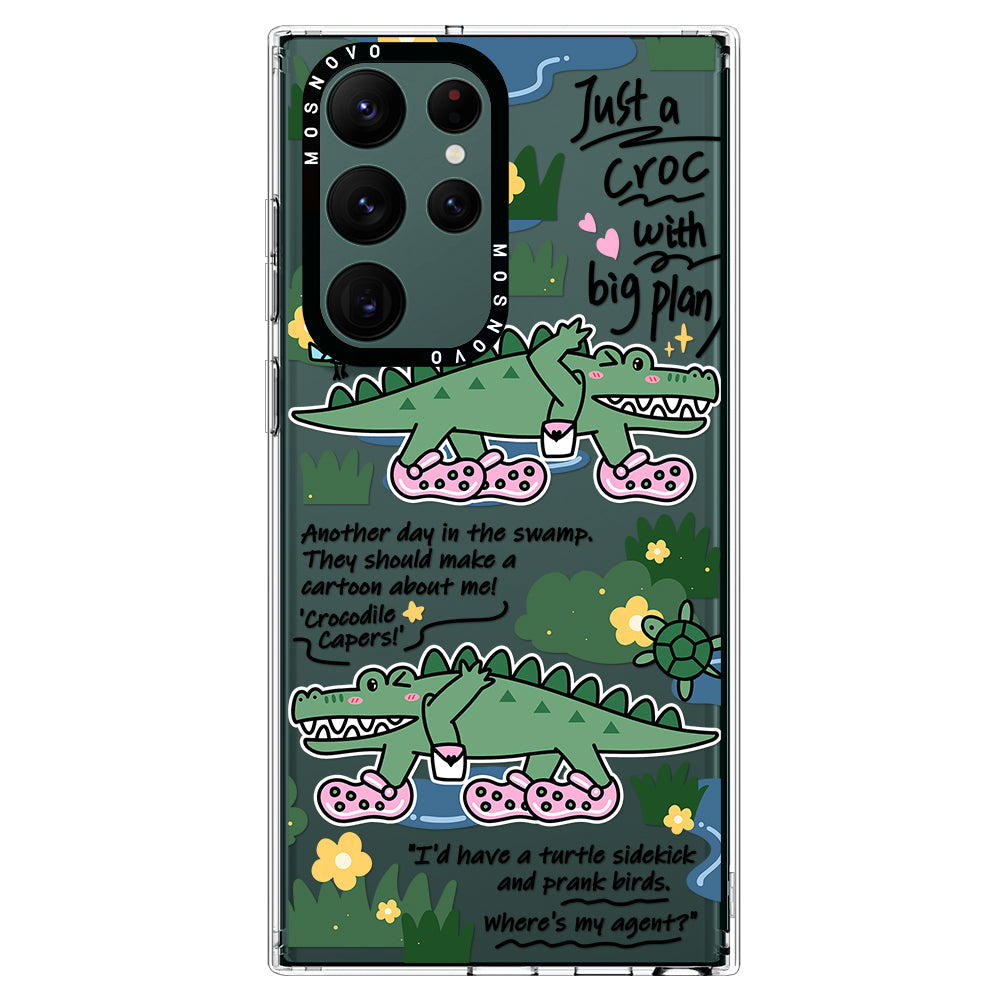 Croc with Big Plan Phone Case - Samsung Galaxy S22 Ultra Case