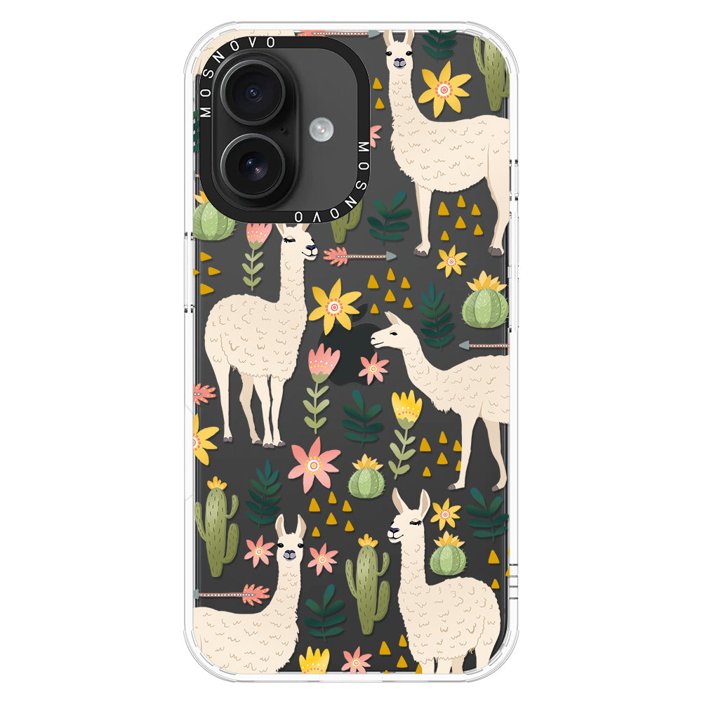 Desert Llama Phone Case - iPhone 16 Case - MOSNOVO