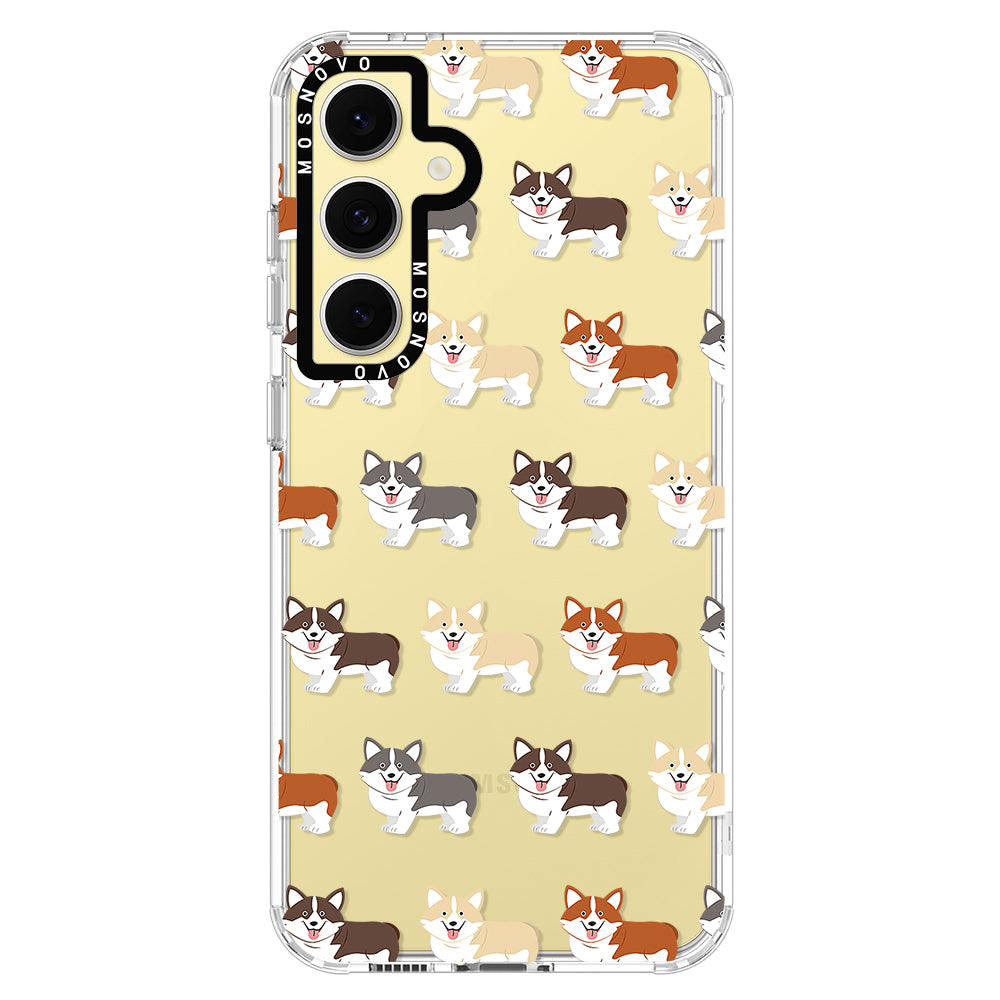 Cute Corgi Phone Case - Samsung Galaxy S24 FE Case - MOSNOVO