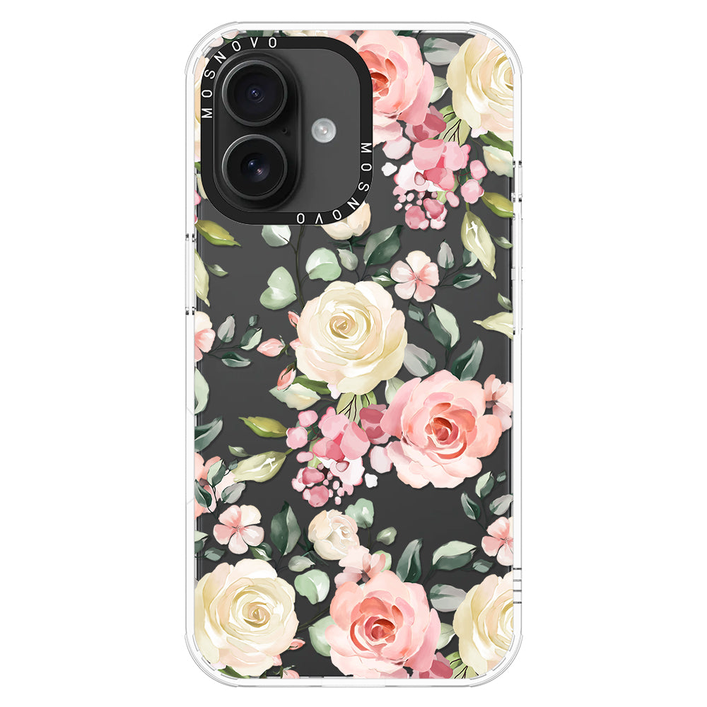 Watercolor Flower Floral Phone Case - iPhone 16 Case - MOSNOVO