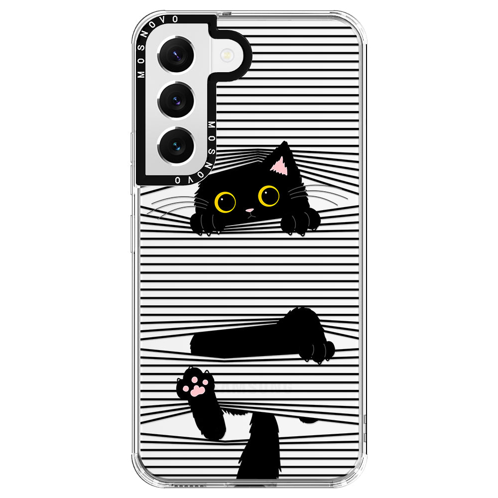 Hidden Black Cat Phone Case - Samsung Galaxy S22 Case