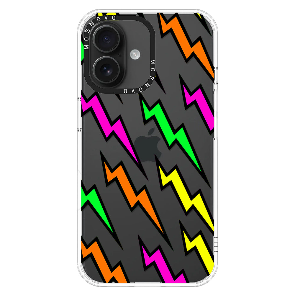 Colorful Lightning Phone Case - iPhone 16 Case - MOSNOVO