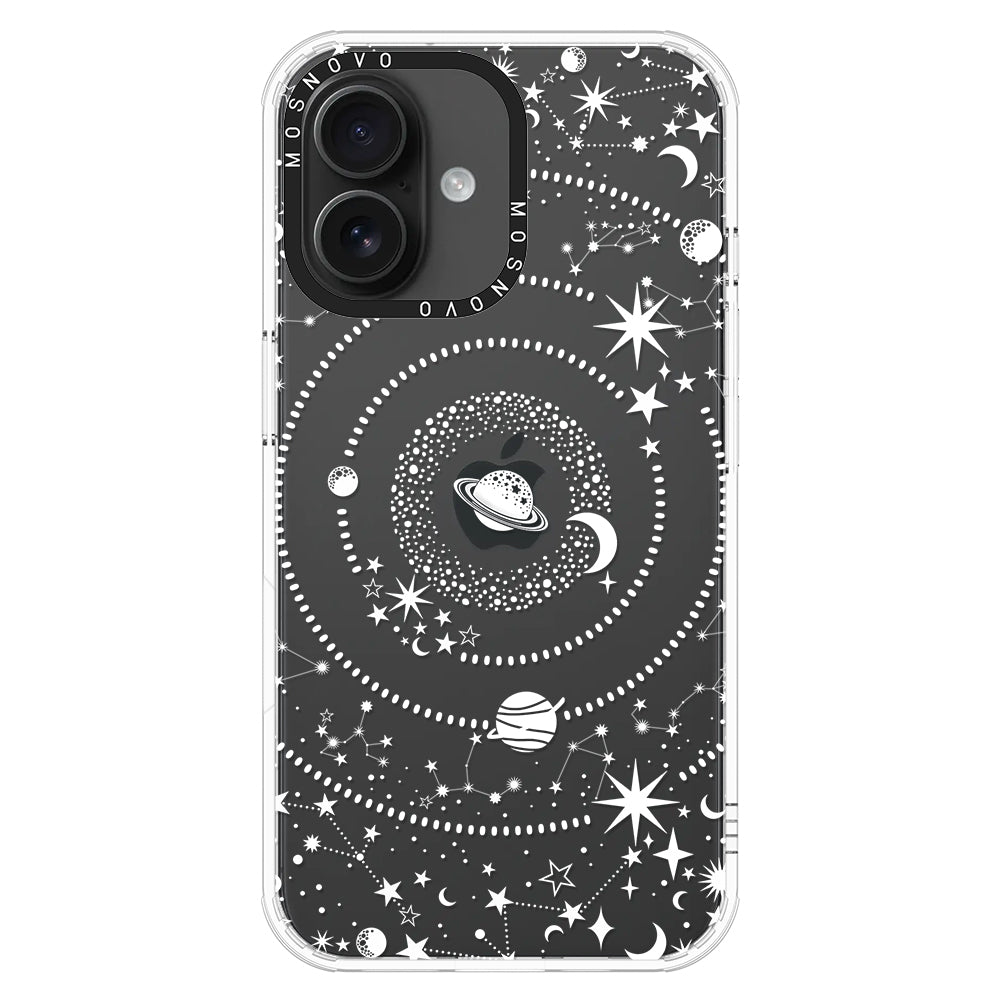 White Galaxy Phone Case - iPhone 16 Case - MOSNOVO