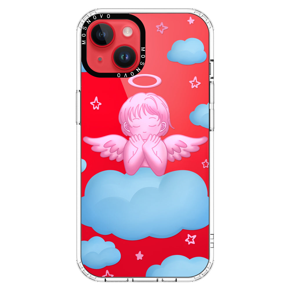 Pink Serenity Angel Phone Case - iPhone 14 Case