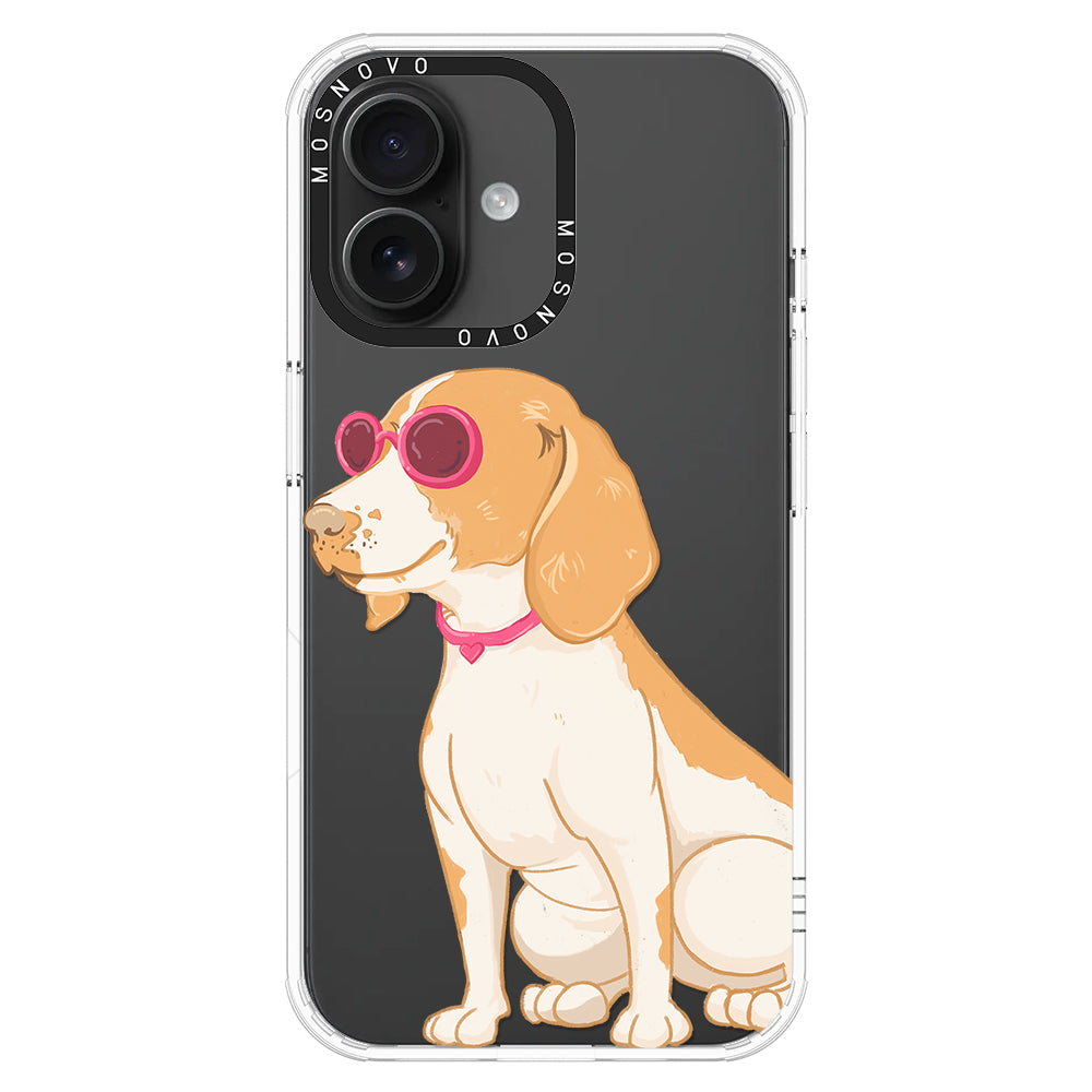 Cute Beagle Phone Case - iPhone 16 Plus Case - MOSNOVO