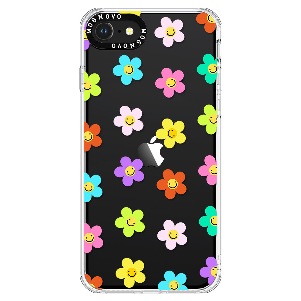 Smile Floral Phone Case - iPhone SE 2022 Case