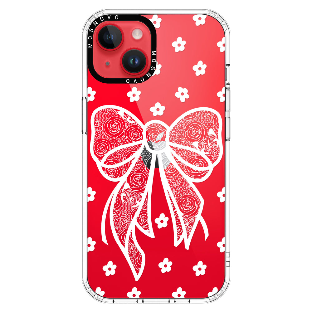 Lacey Bow Phone Case - iPhone 14 Plus Case