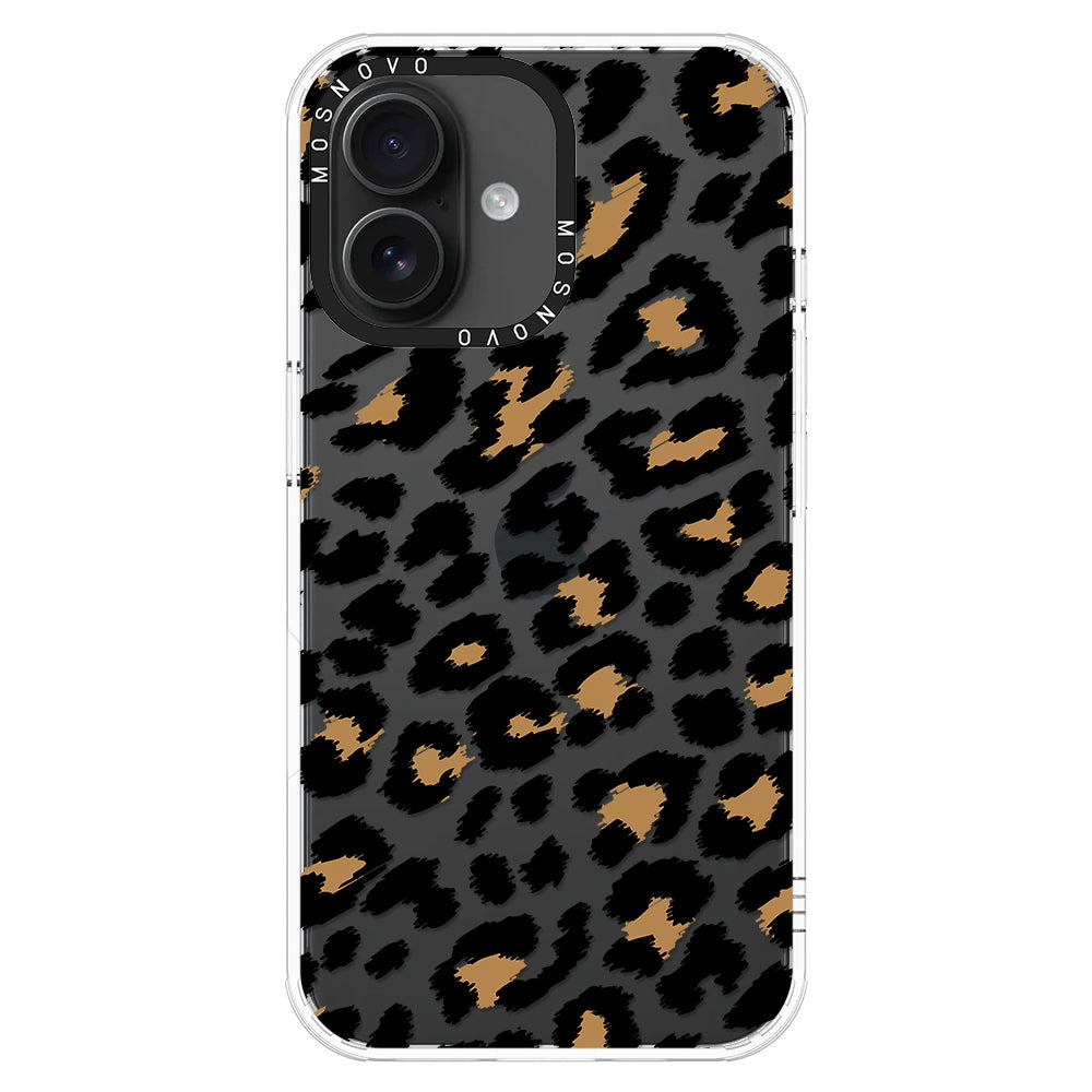 Leopard Print Phone Case - iPhone 16 Case - MOSNOVO